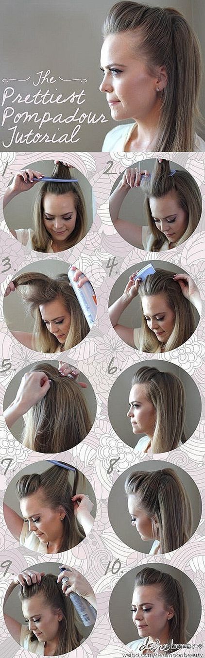 Tutorial: A Quick and Well Done Pompadour