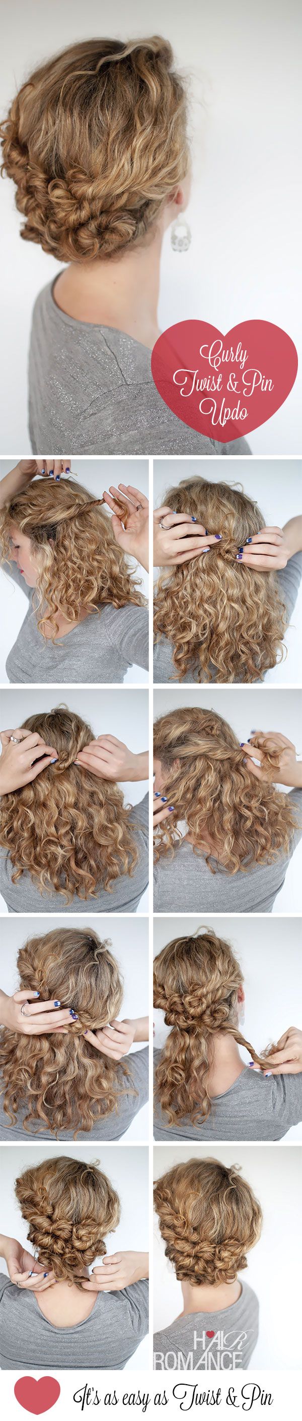 Tutorial: Give a Twist to Curly Hair