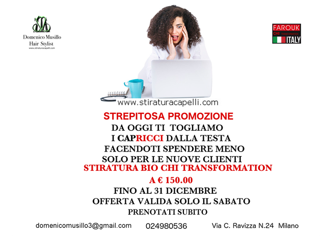 Hairdressing Job offer Domenico Musillo Hair Stylist Hairdressing Job offer Domenico Musillo Hair Stylist