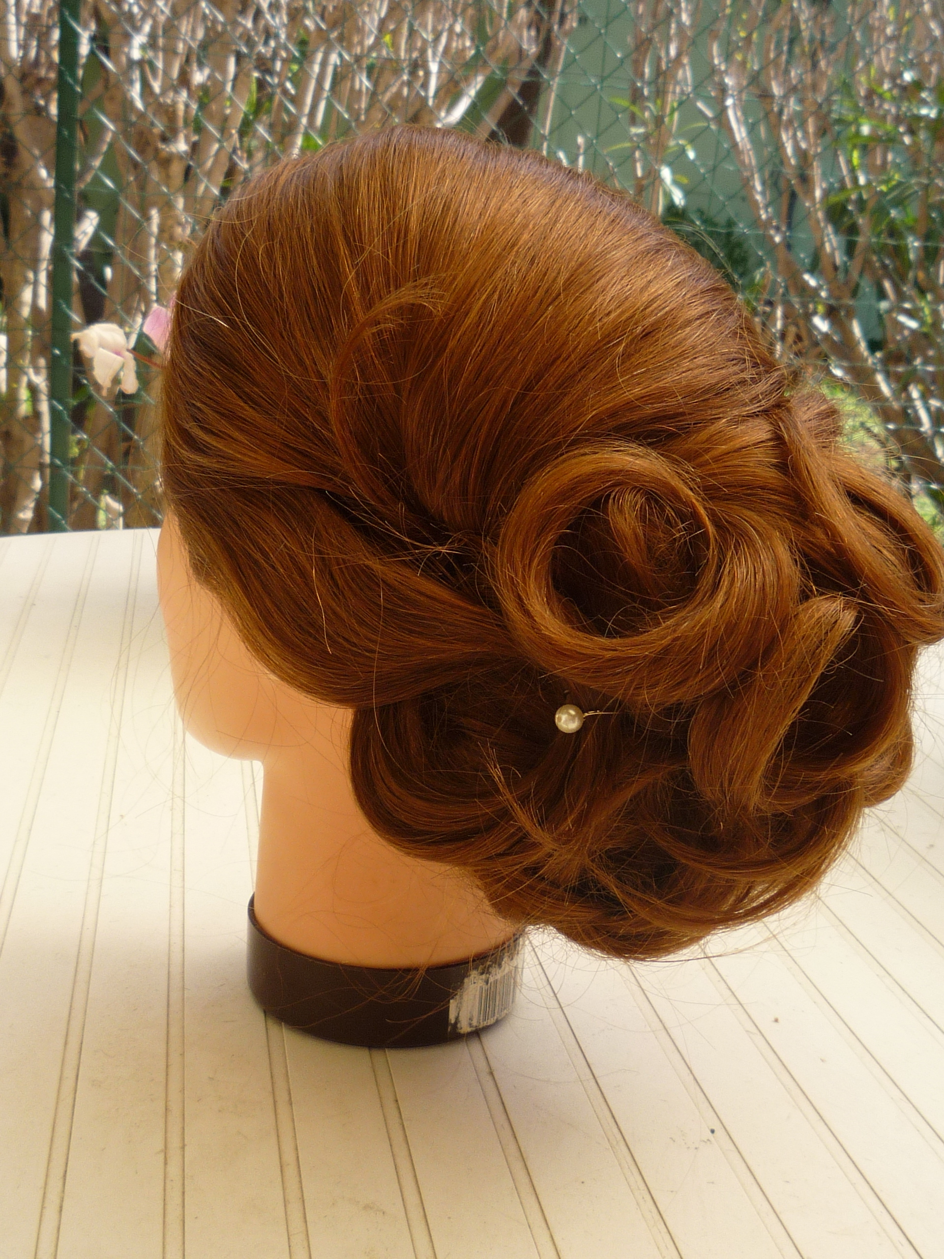 Chignon chic et élégant 