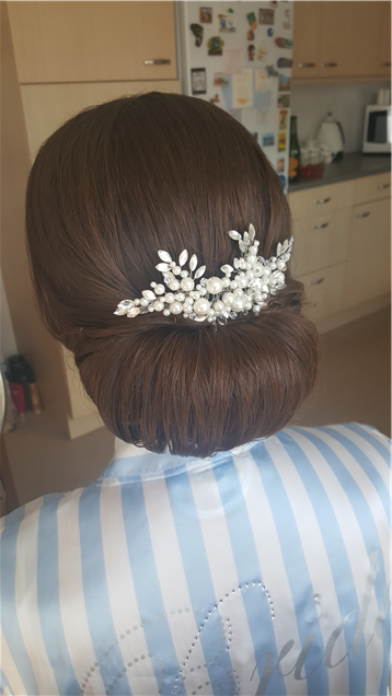 Beautiful wedding hair