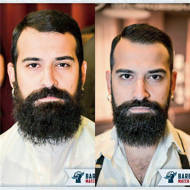 Capelli e Barba (Prima e dopo)