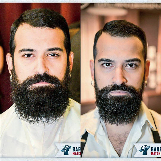 Portfolio Di Simone Corvaglia Capelli E Barba Prima E Dopo