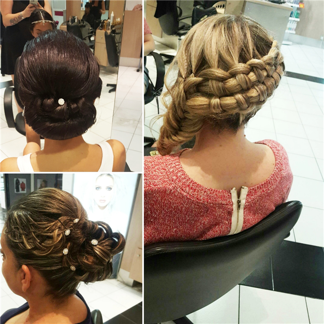 Chignon/tressage