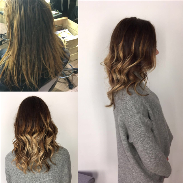 Ombréhair Avant/après.