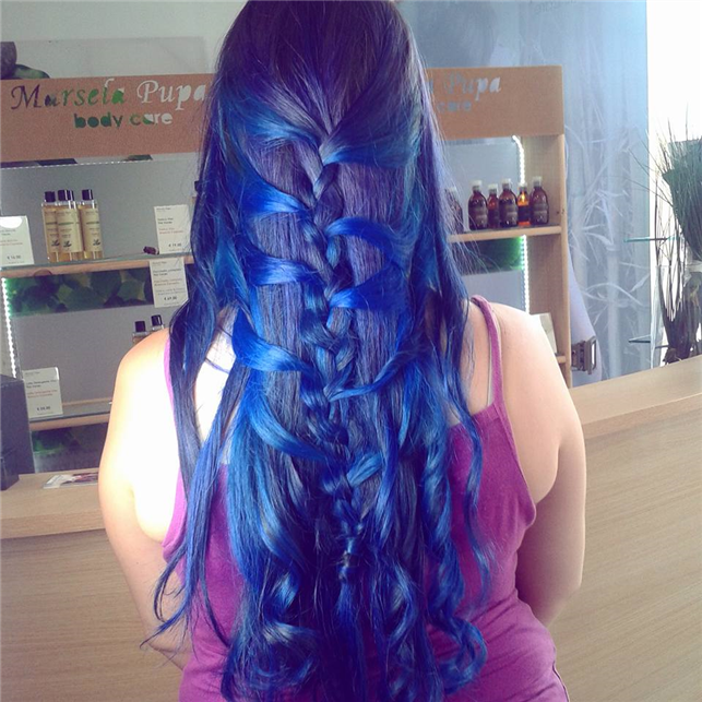 Portfolio of marsela pupa hair spa : blu bride colorazione con 3 ... Tonalità di blu