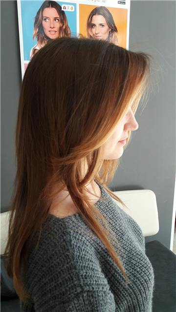 Un soft acontouring hair per Eleonora per esaltare la forma del viso con gioco di luci ed ombre scolpito ad hoc sul viso #lorealpro #hairstyle #hair #gliscardina #Davide