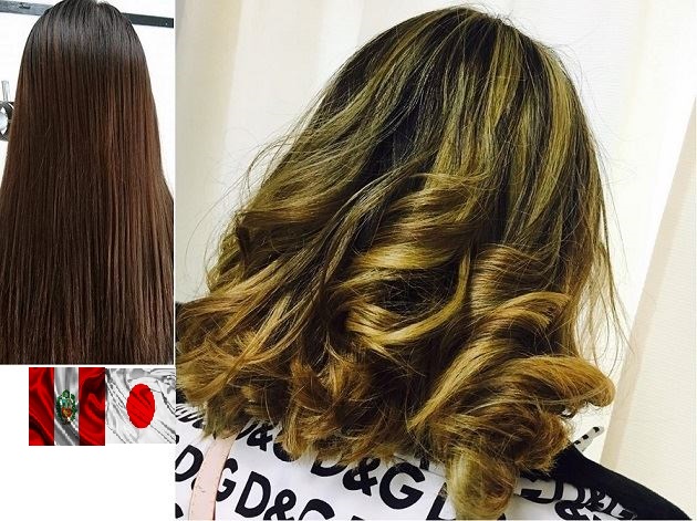 Ombre de moda cambio de look con acento de mechas 