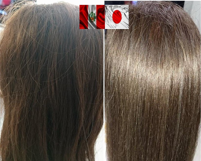 mechas cenizas leves en base 5 natural  cubriendo canas 