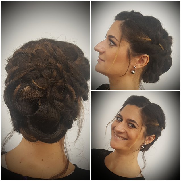 Chignon tressé 