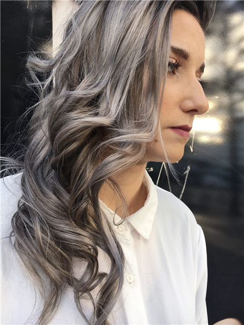 Grey hair 