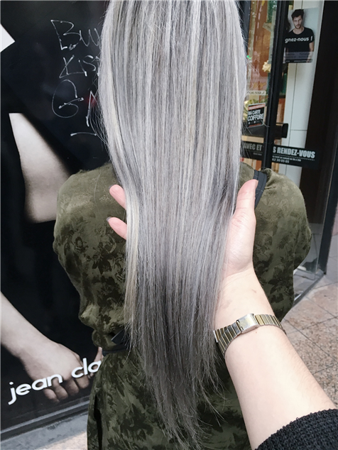 Grey hair 