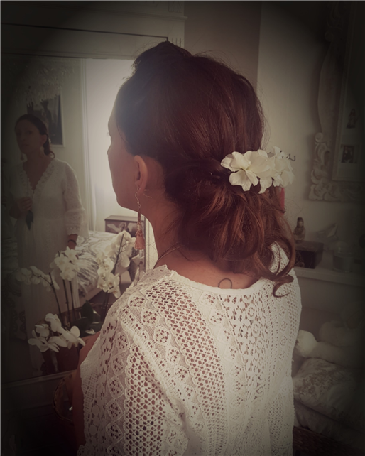 Chignon bohème 