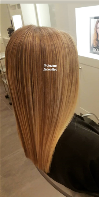 Balayage, blond, natural, mèche