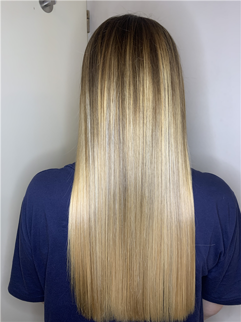 Balayage blond