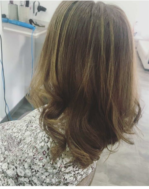 Balayage avec tenture tendance 