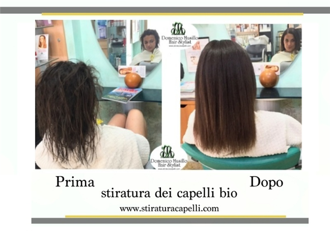 Stiratura dei capelli bio