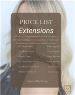 NEW TO XQUIZITE HAIR DEZIGN - HAIR EXTENSIONS