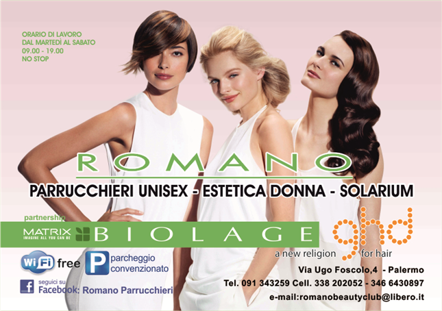 Saloni parrucchieri Romano Parrucchieri Estetica Solarium